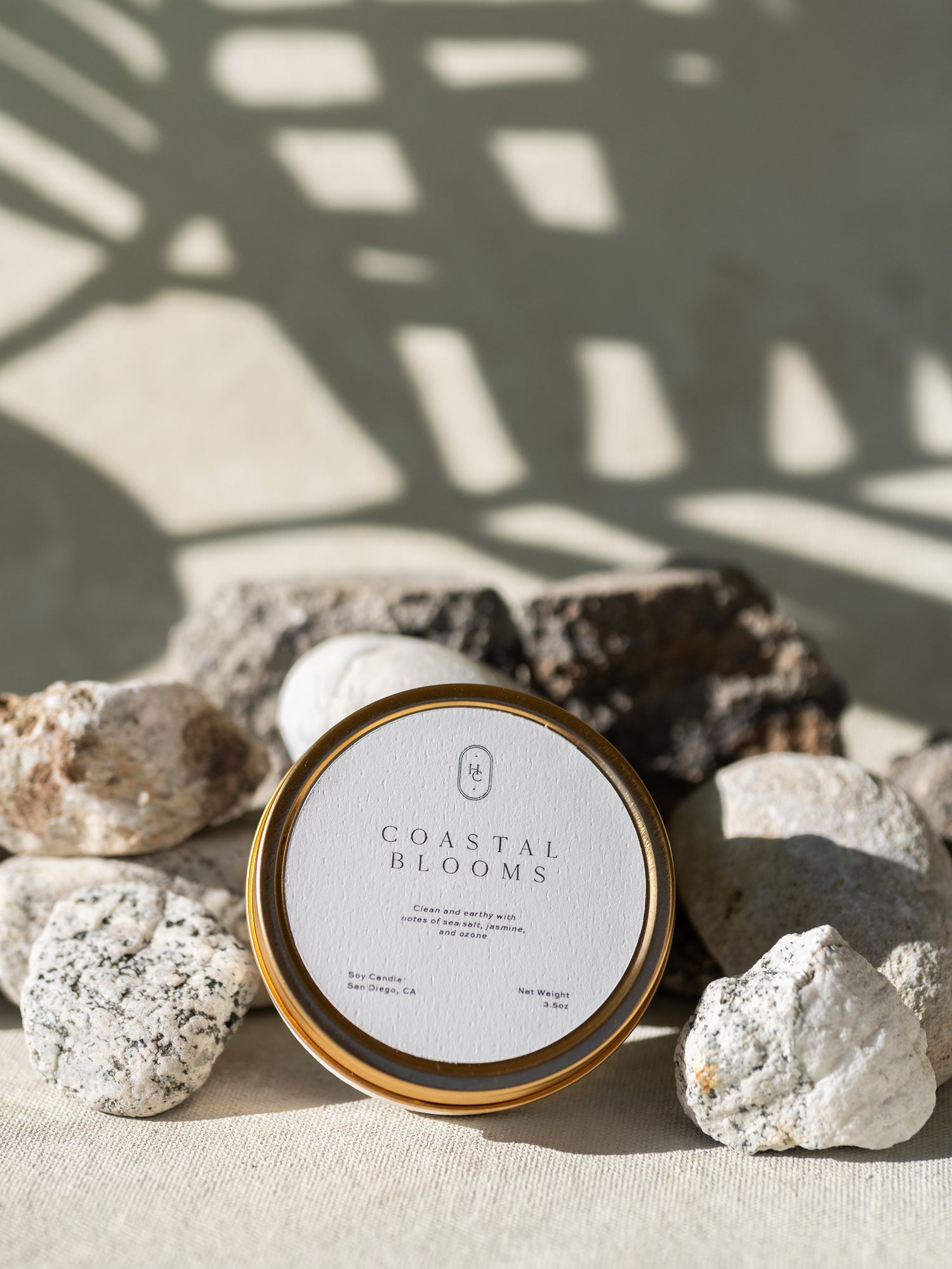 Coastal Blooms Travel Candle