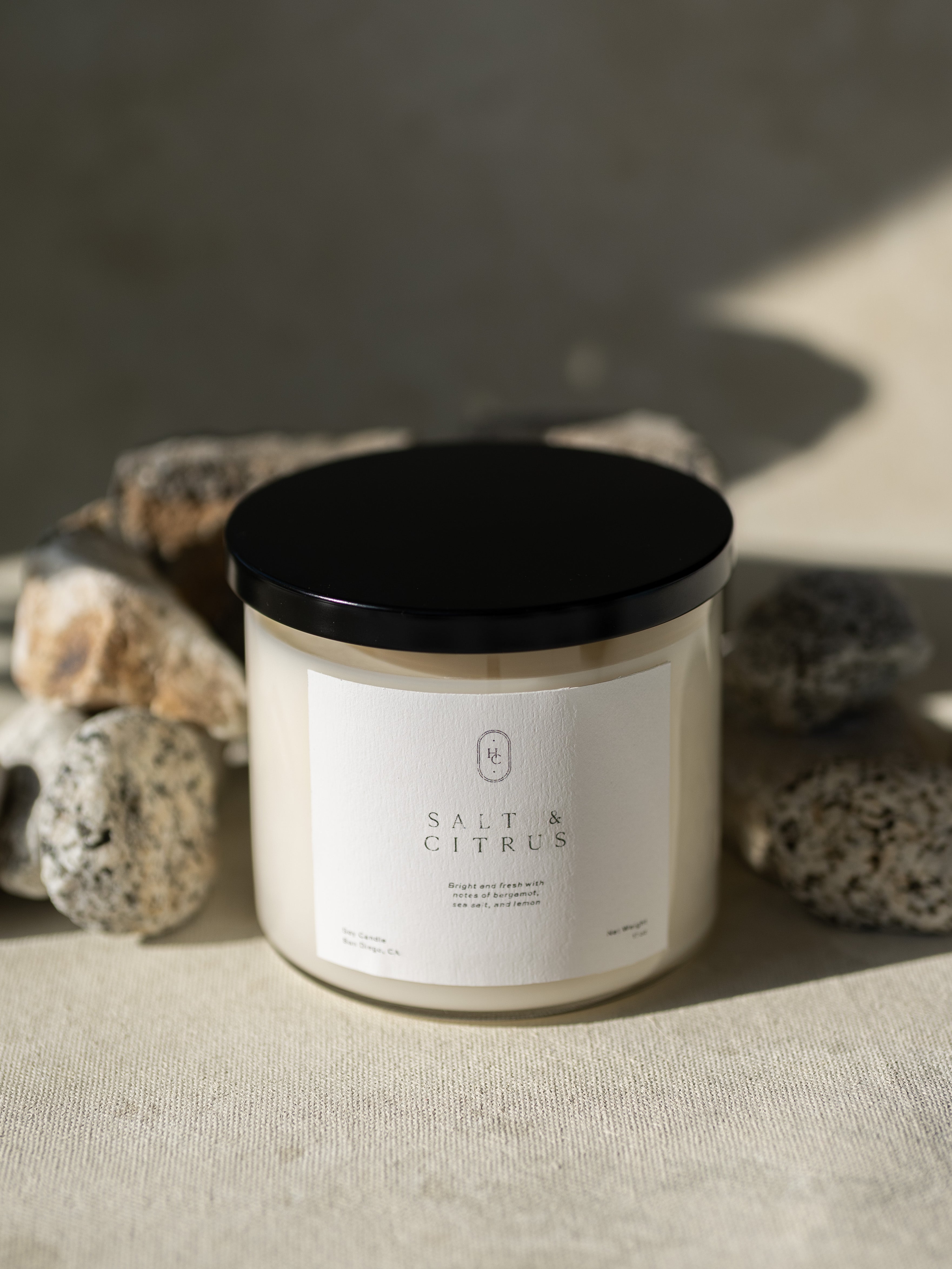 Salt & Citrus 3-Wick Tumbler Candle
