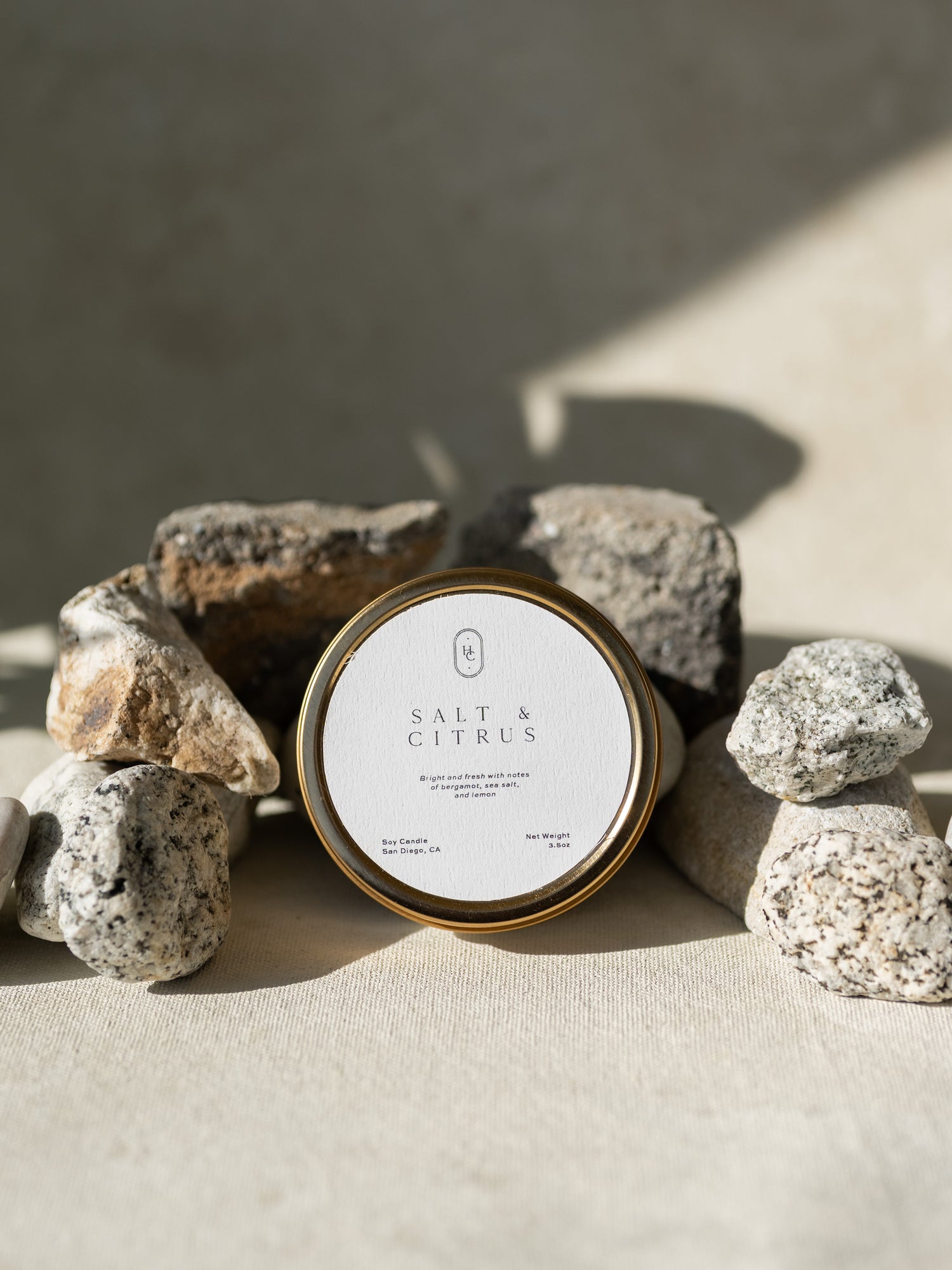 Salt & Citrus Travel Candle