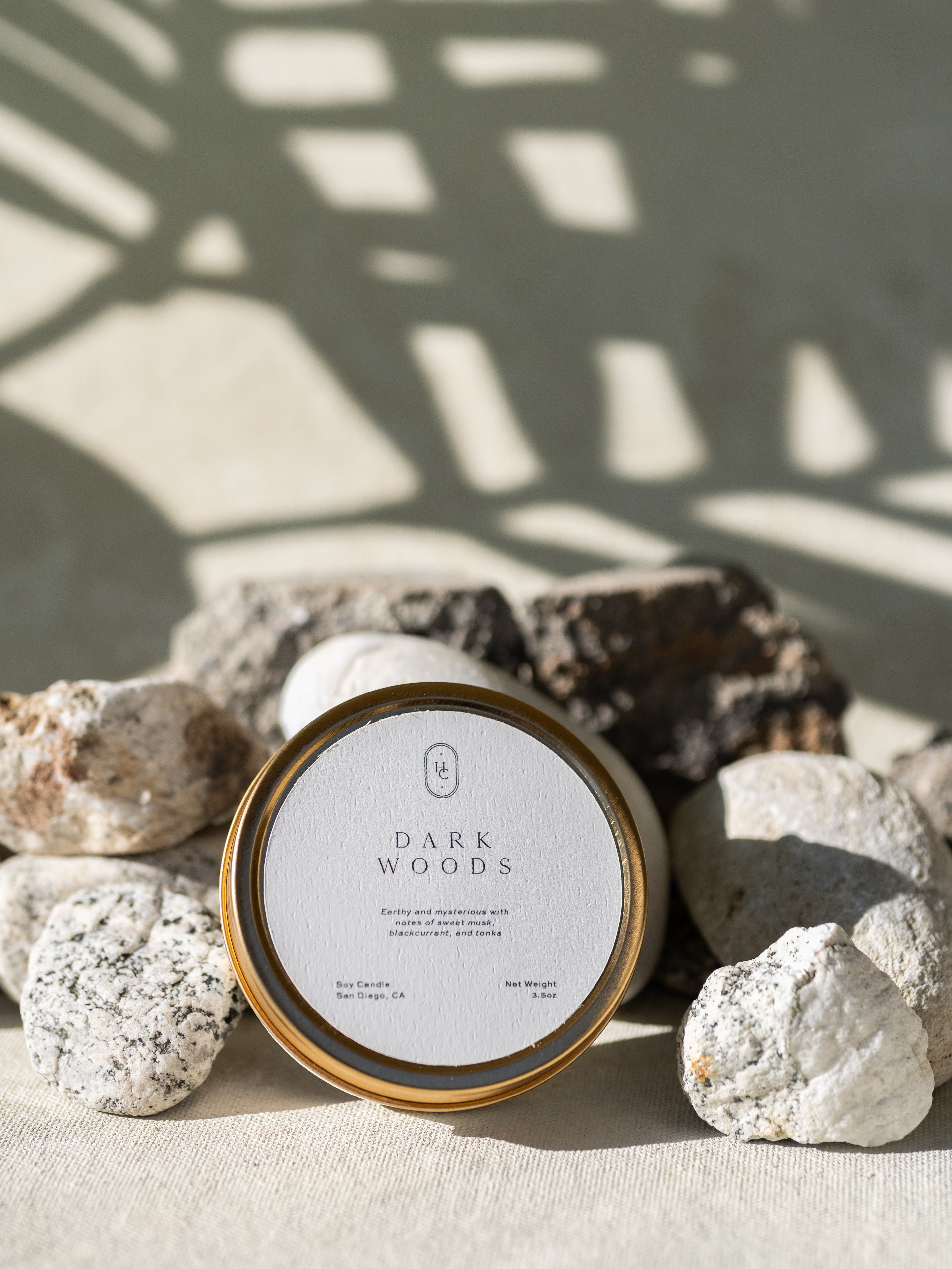 Dark Woods Travel Candle