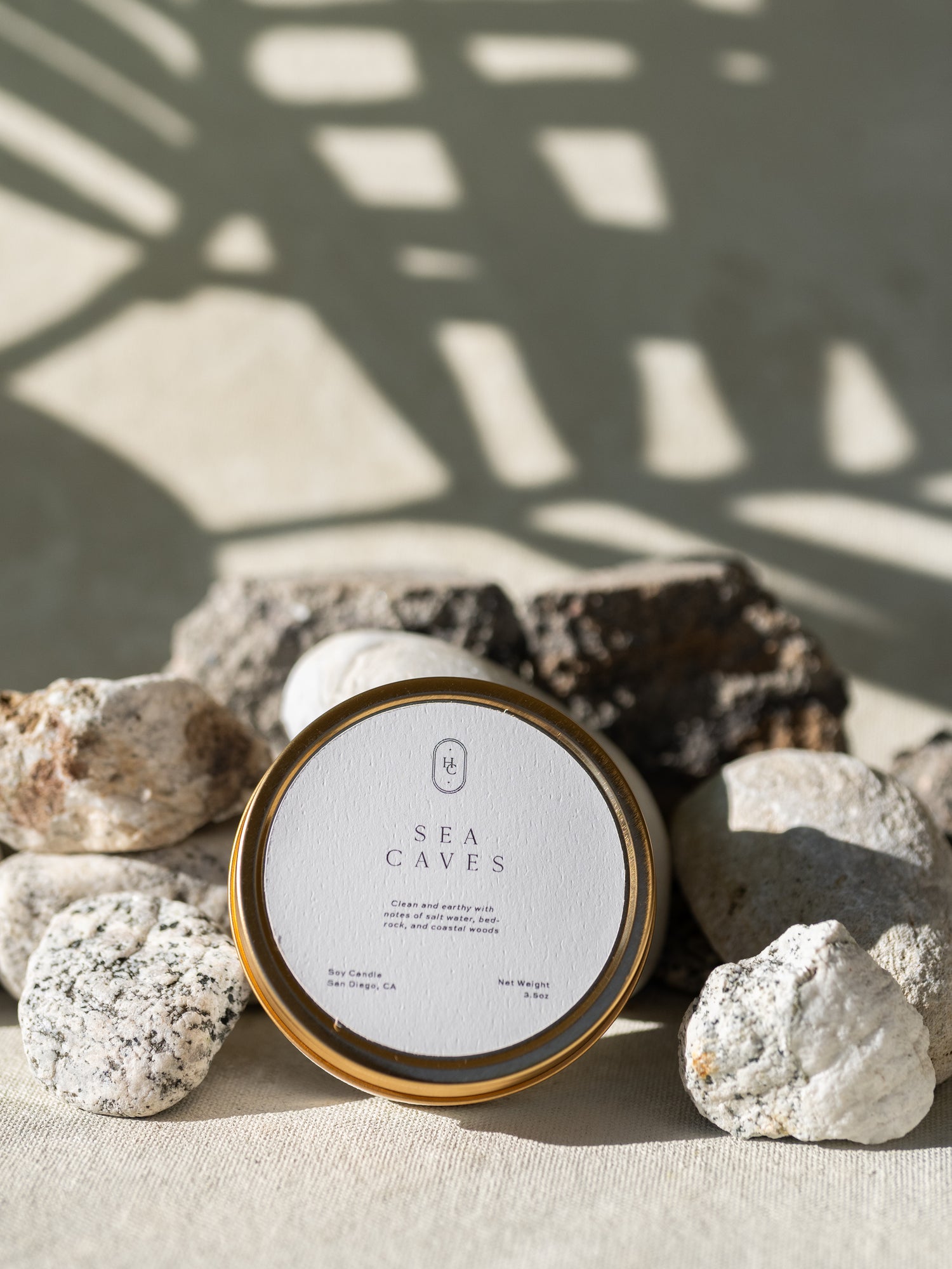 Sea Caves Travel Candle