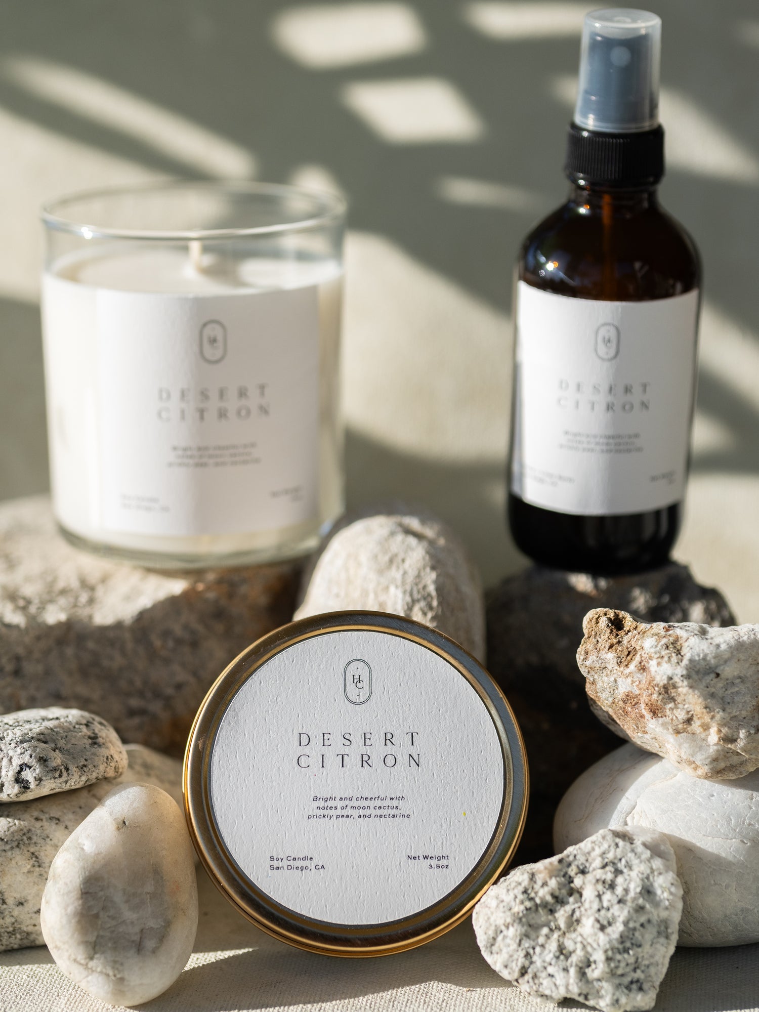 Desert Citron Travel Candle