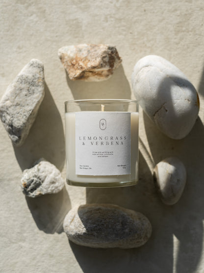 Lemongrass &amp; Verbena Tumbler Candle