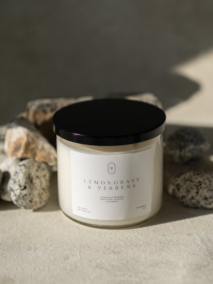 Lemongrass &amp; Verbena 3-Wick Tumbler Candle