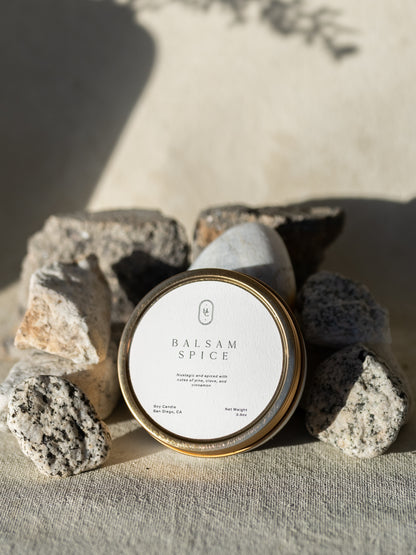 Balsam Spice Travel Candle