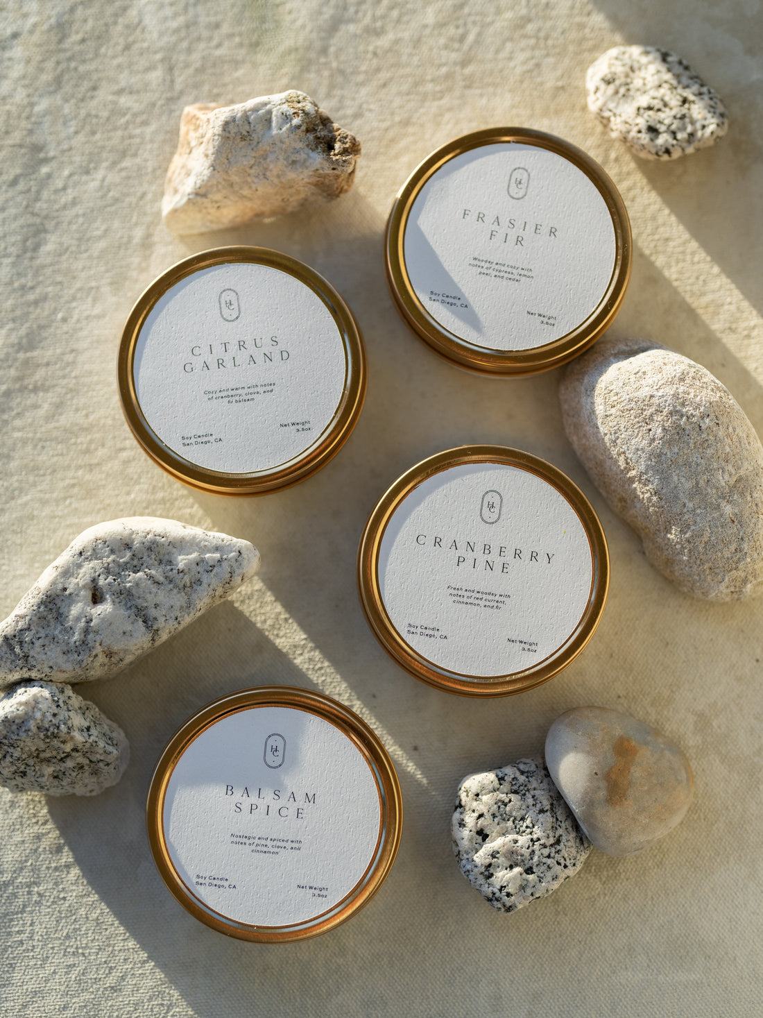 Winter Travel Candle Set